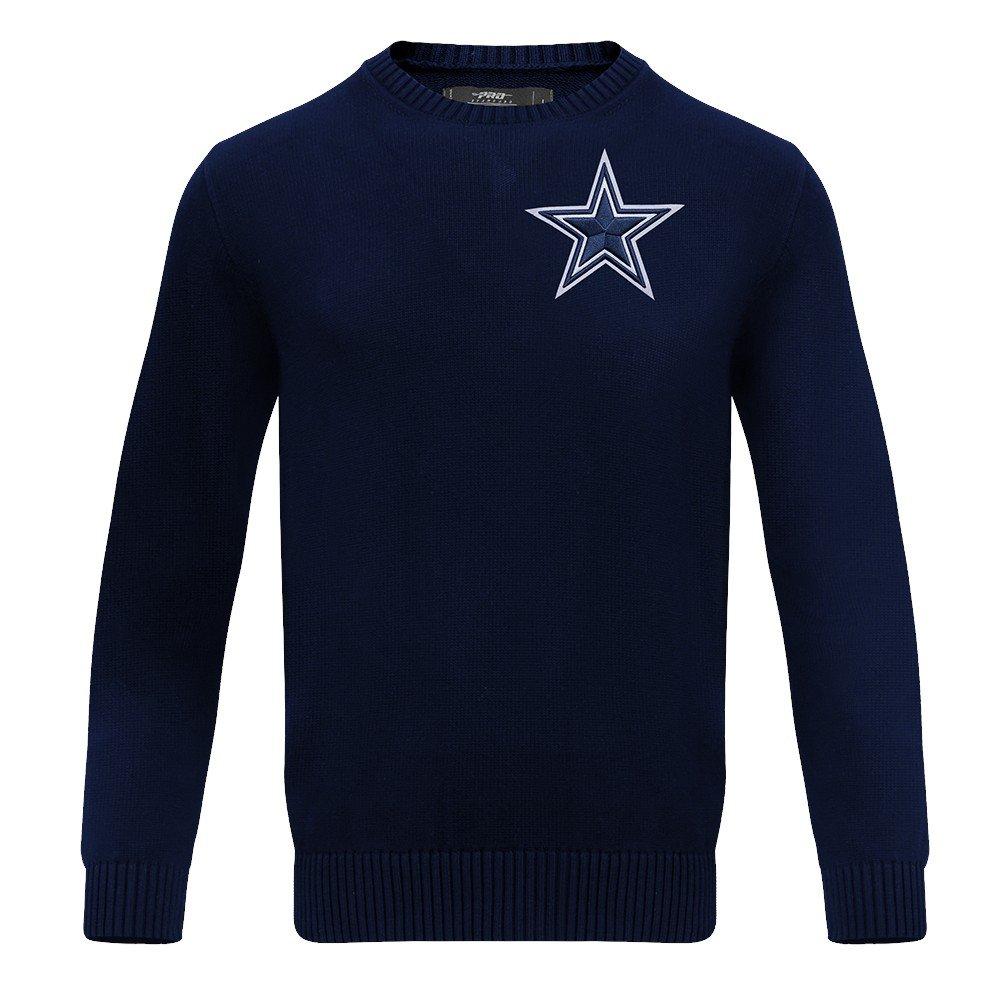 Pro Standard Men's NFL Dallas Cowboys Classic Crewneck Sweater - Navy - NAVY